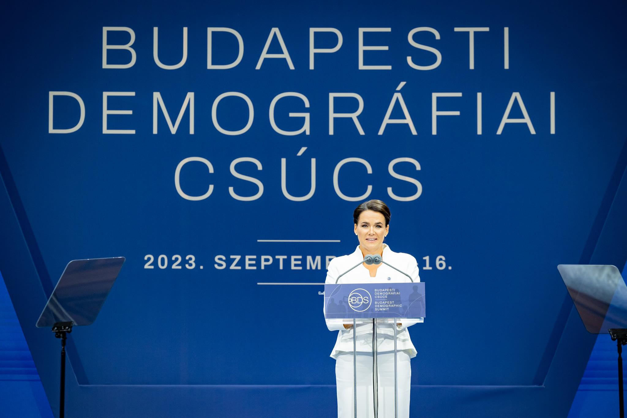 Novák Katalin a BDS 2023 konferencián