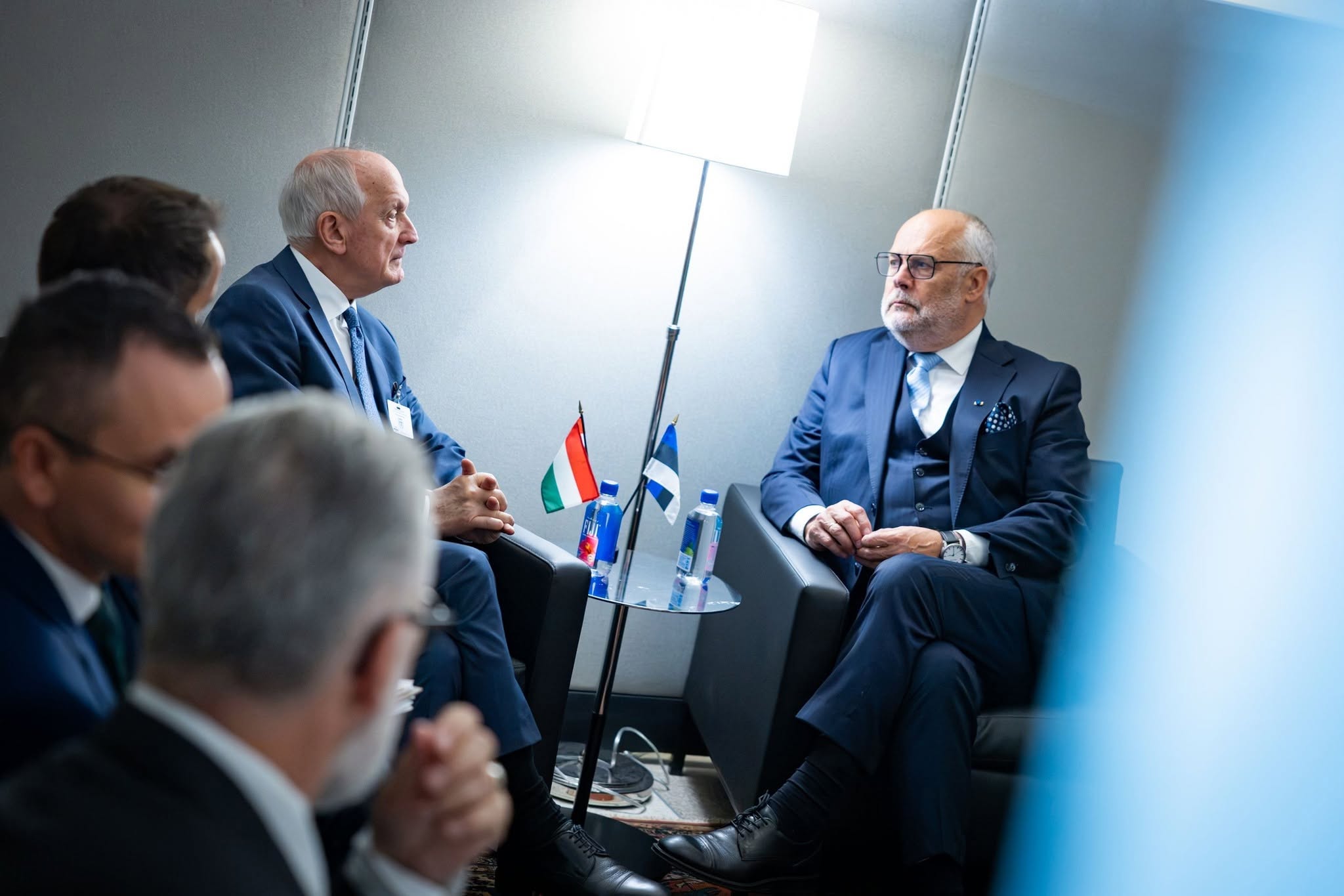Baka András köztársasági elnök bilaterális tárgyalása Alar Klaris észt elnökkel