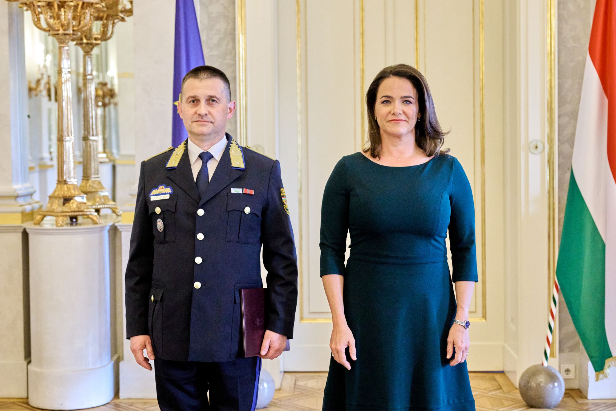 Novák Katalin tábornoki előléptetéseket és kinevezéseket adott át 3
