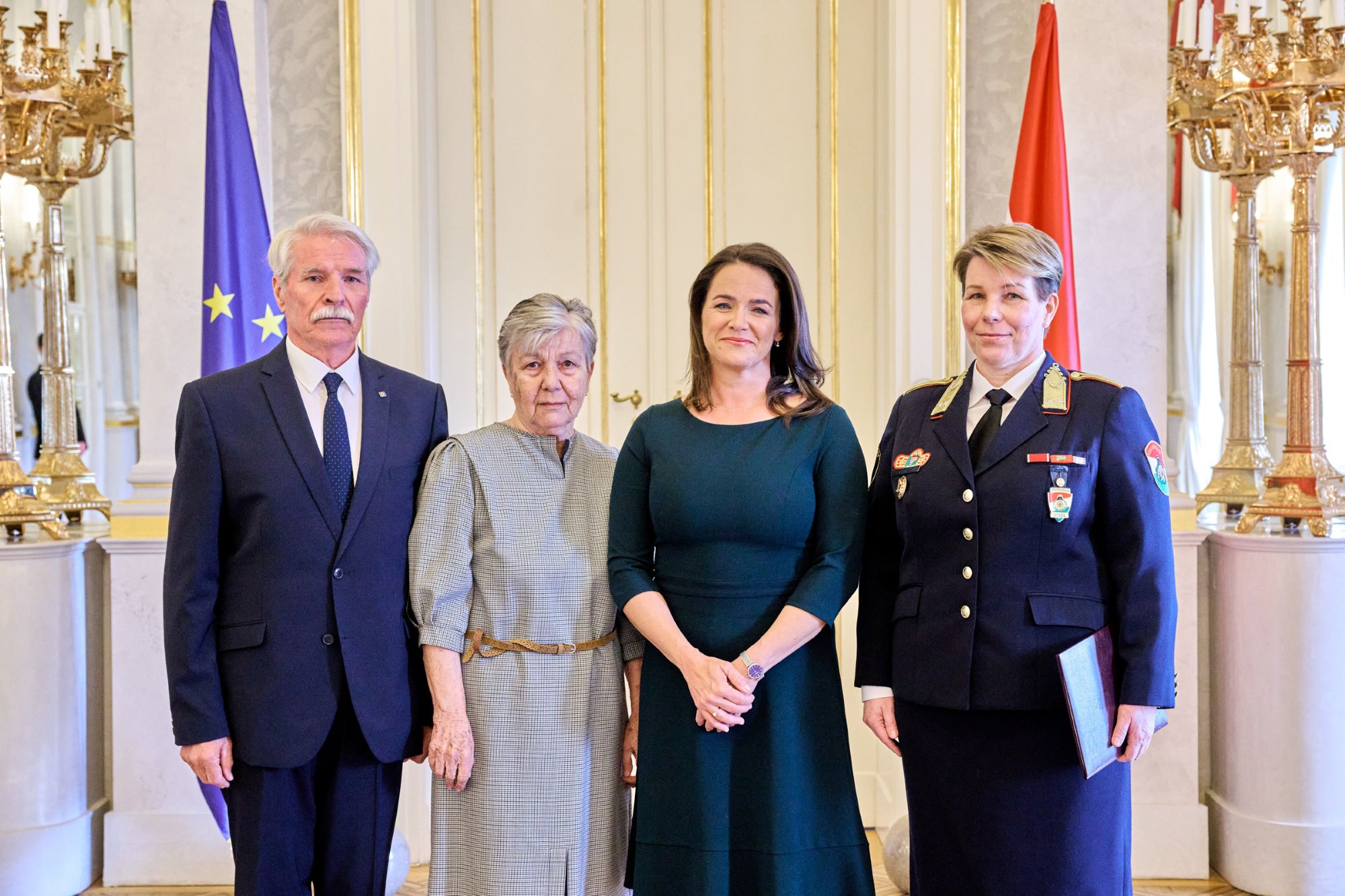 Novák Katalin tábornoki előléptetéseket és kinevezéseket adott át  1