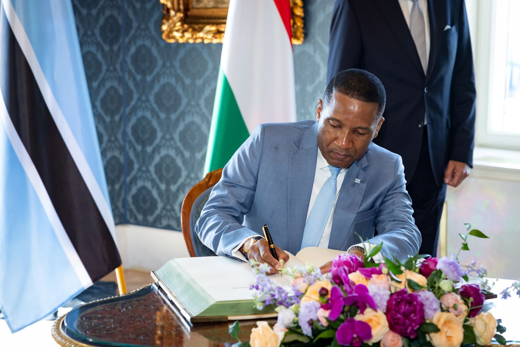 Botswana elnöke Budapesten