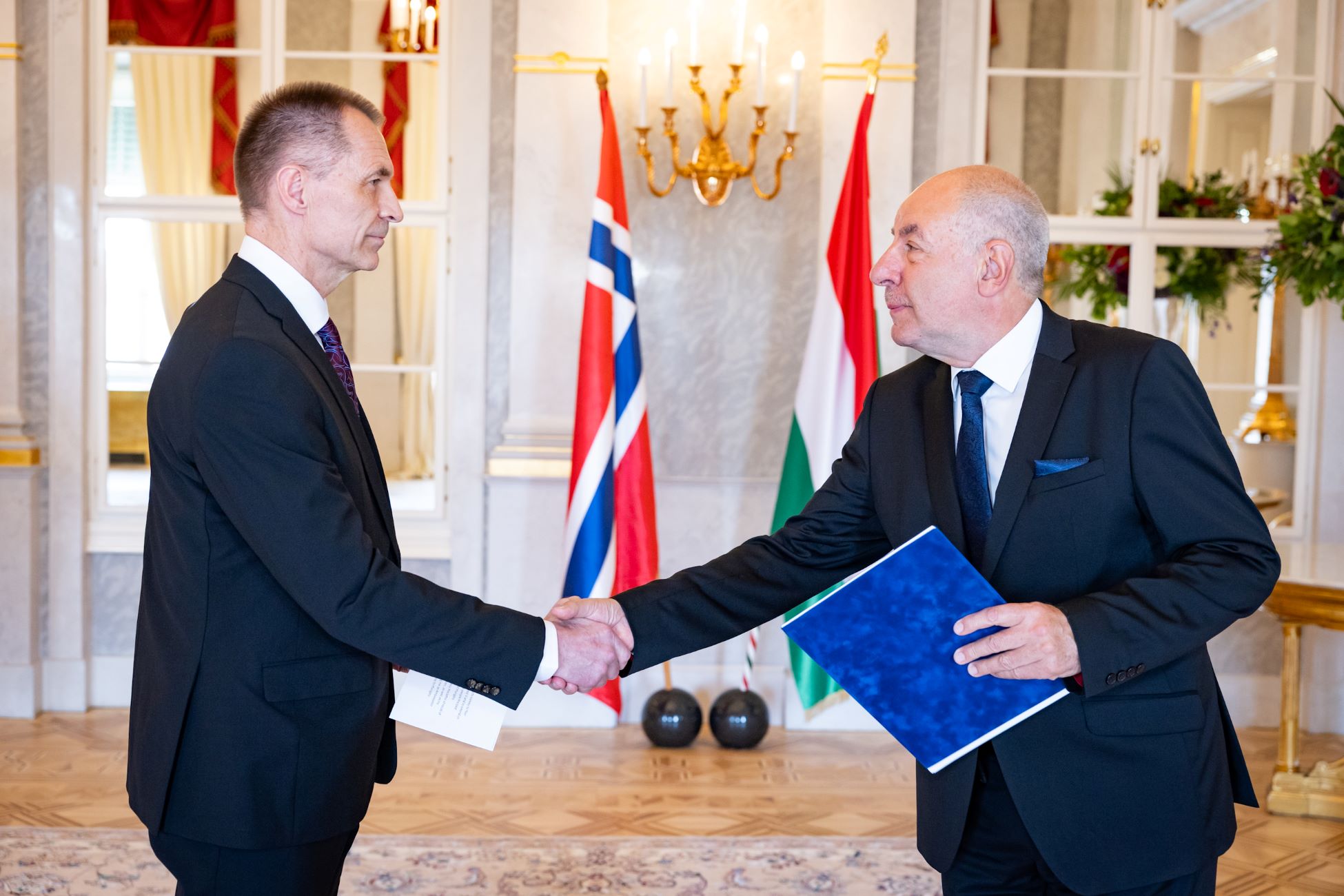 Nagyköveti megbízólevelek átvétele 20245.06.16 norvég