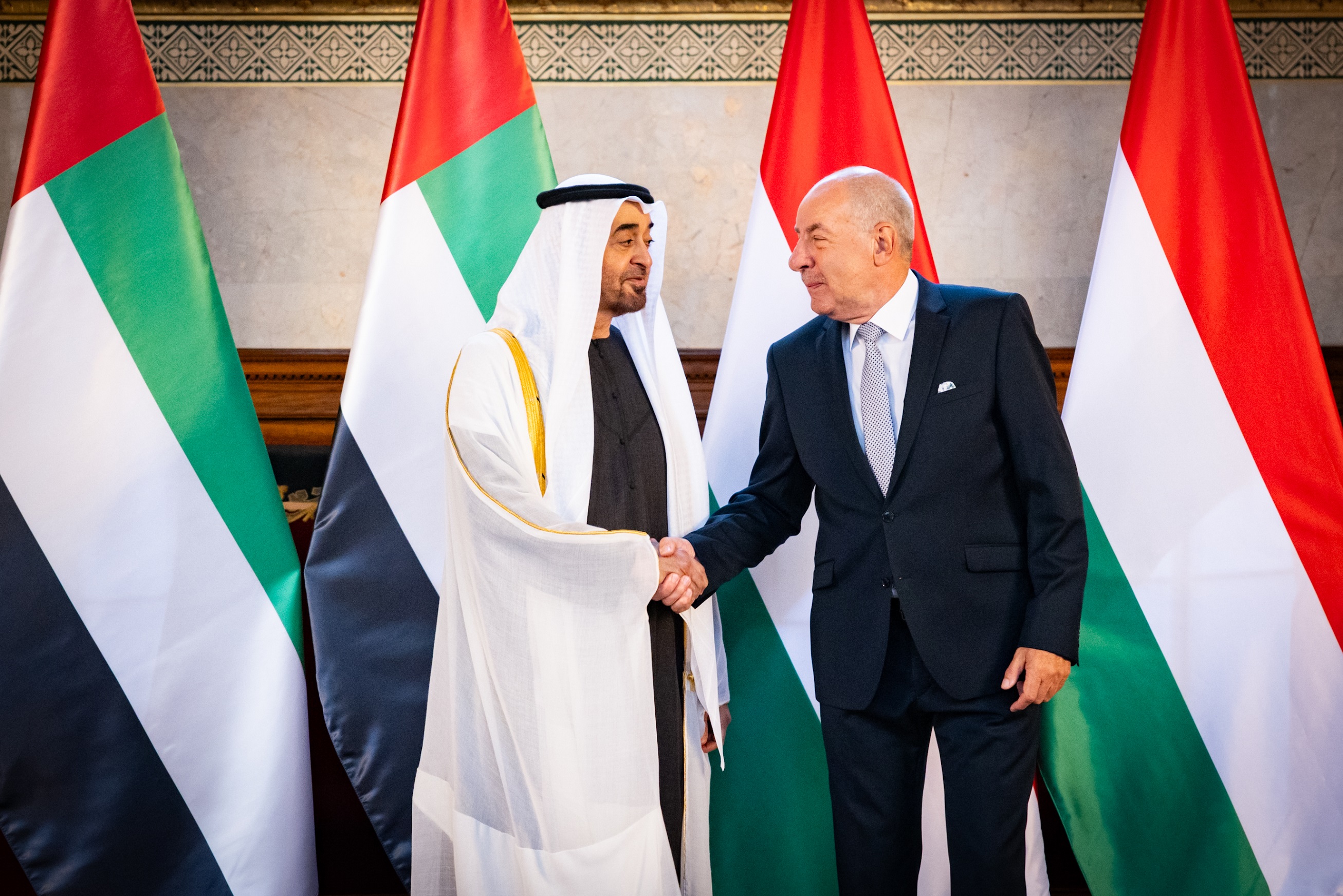Az Egyesült Arab Emírségek elnöke Budapesten