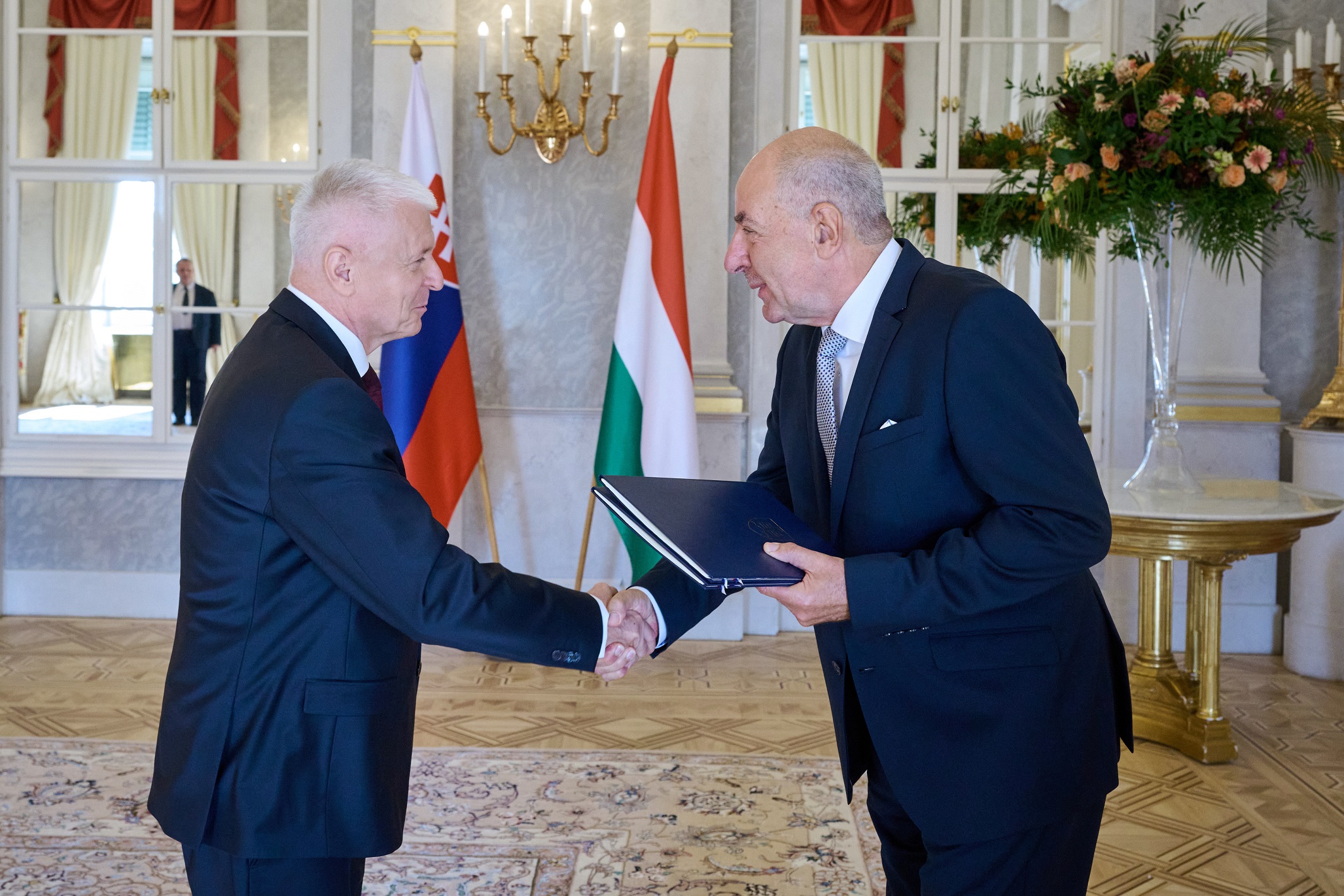 Szlovák nagykövet megbízólevele