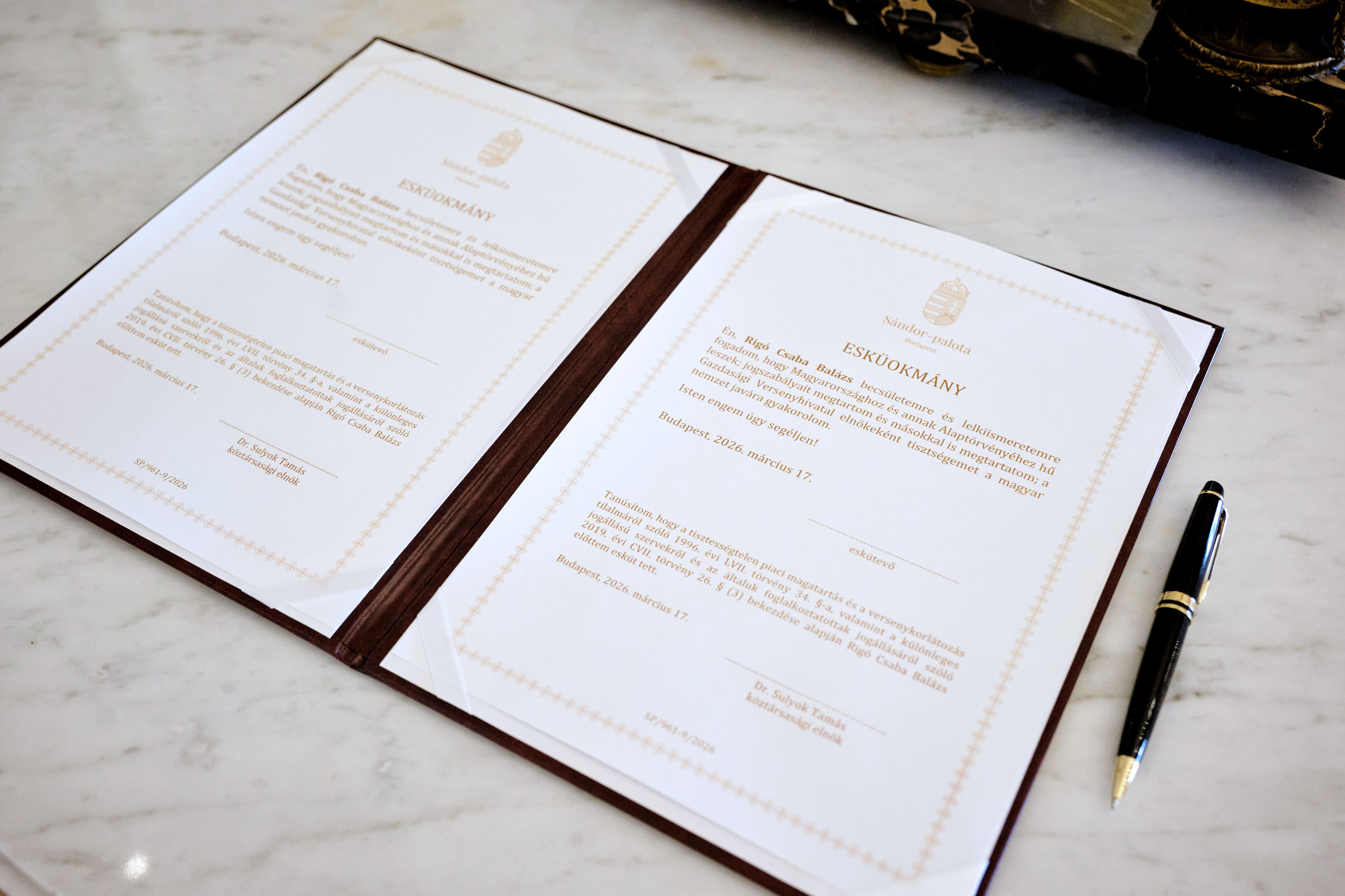 GVH elnöki kinevezés