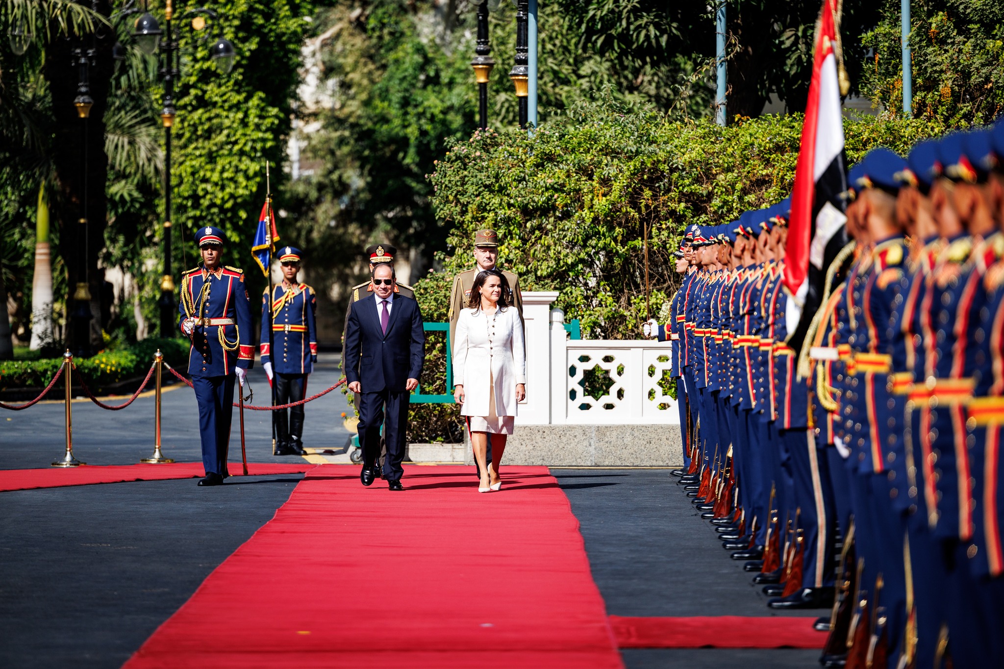 Novák Katalin és Abdel Fattáh al-Szíszí egyiptomi elnök