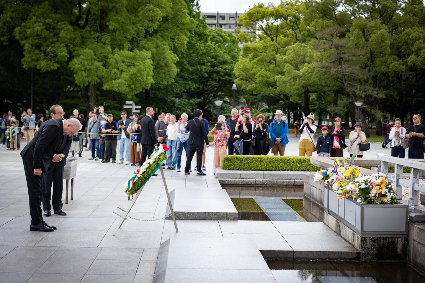 Államfői főhajtás Hiroshimában
