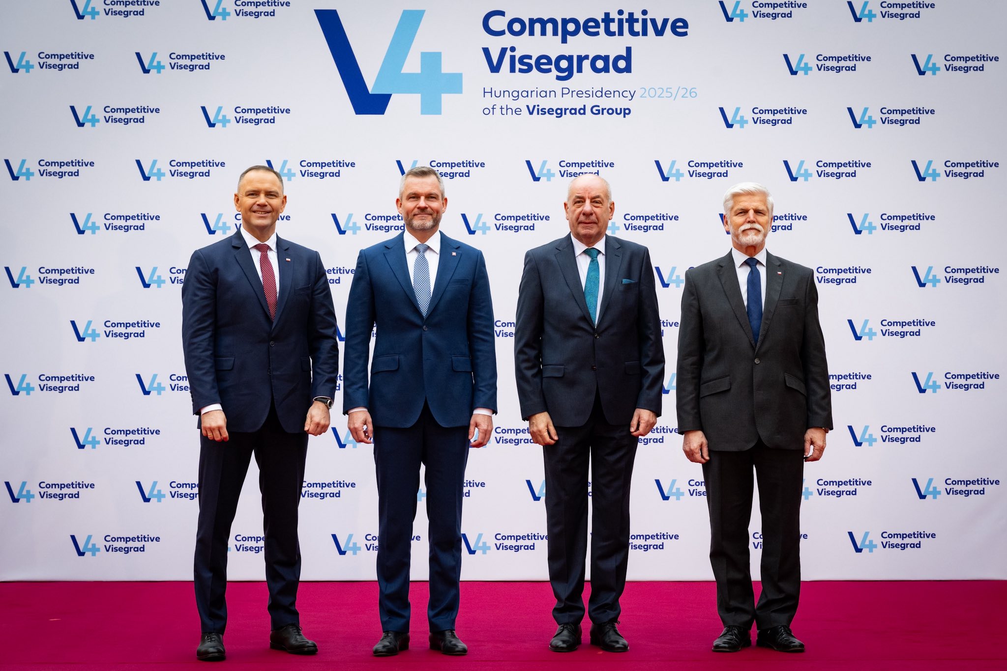 V4 államfői csúcs Esztergom 2025.12.03.