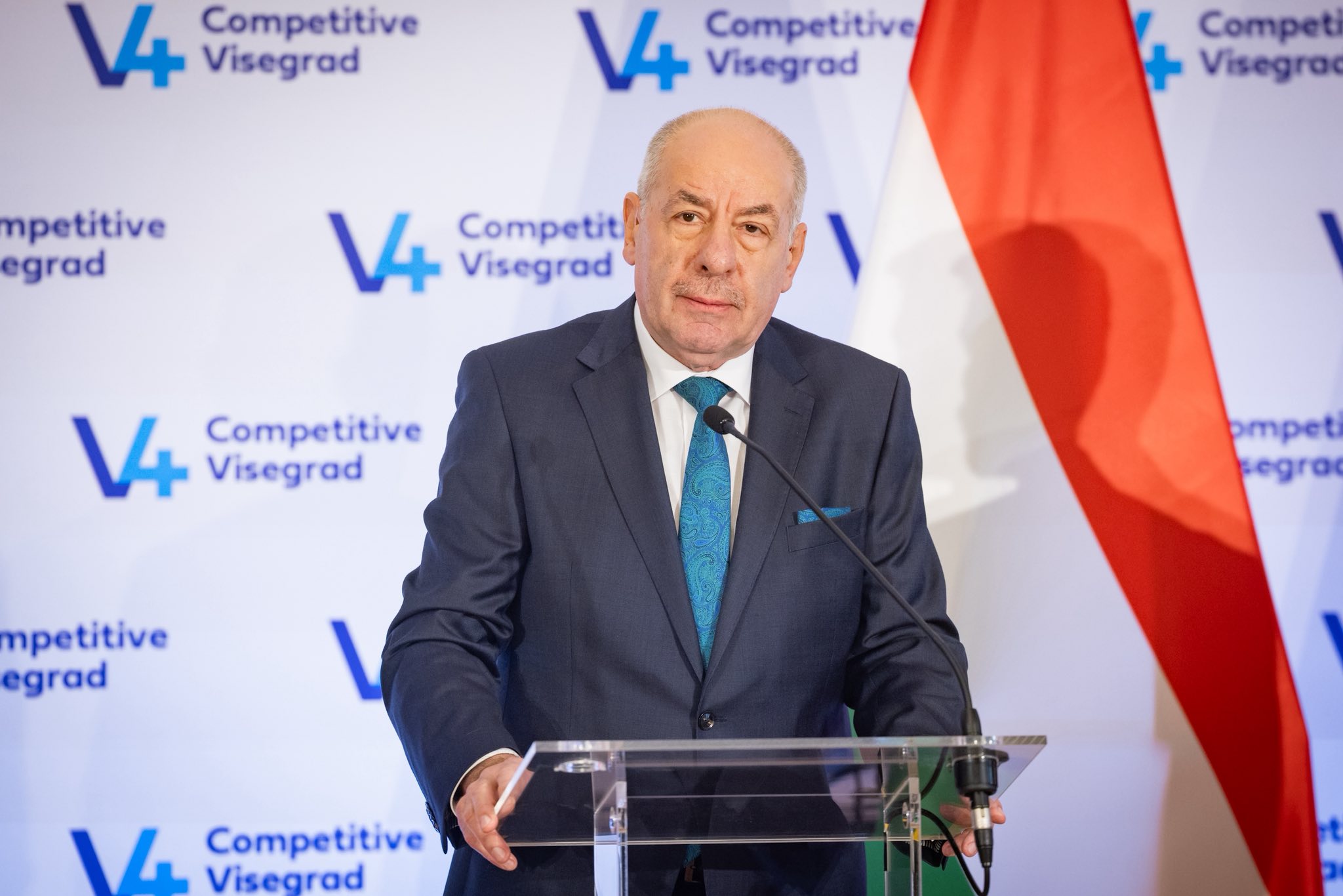 V4 államfői csúcs Esztergom 2025.12.03.