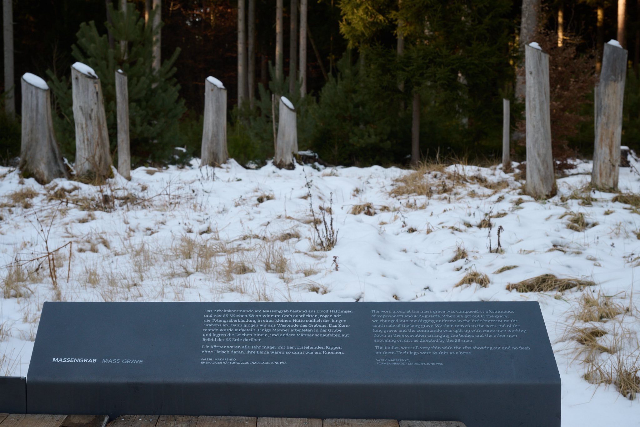 Gedenkzentrum „Waldlager” in Mühldorf am Inn 2026.01.18.