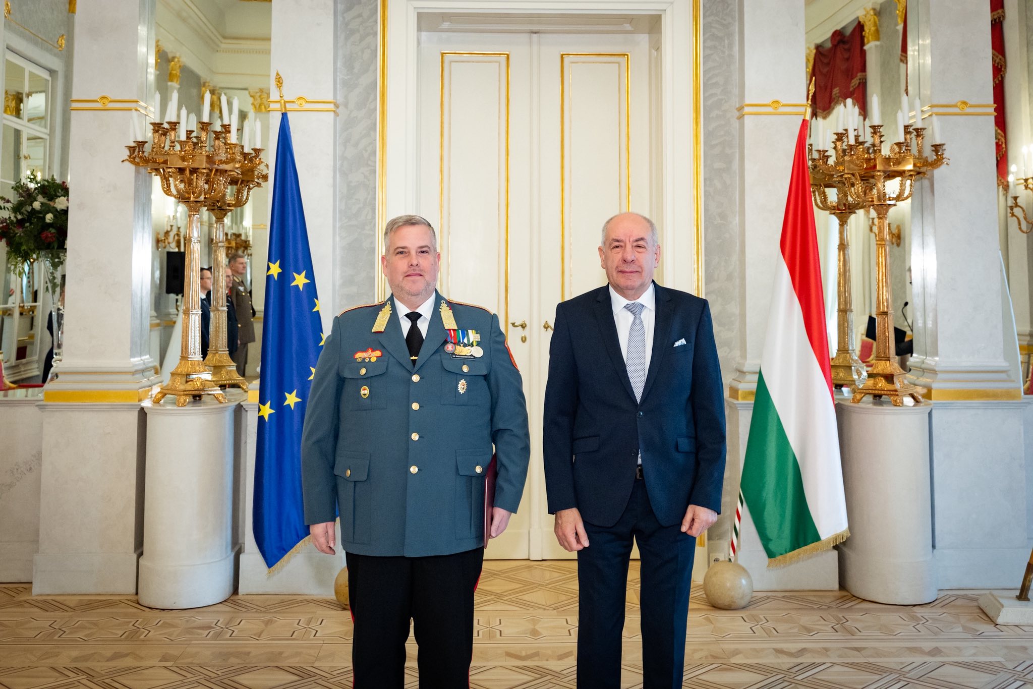 Tábornoki előléptetések a Sándor-palotában NAV 2026.01.22.