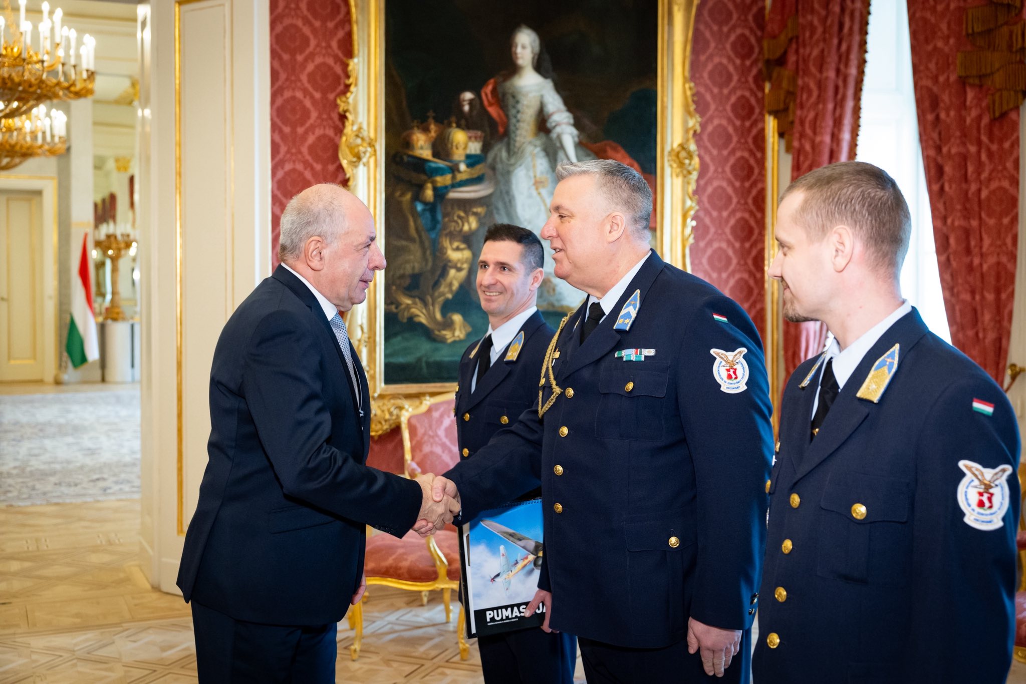 Gripen-kontingens parancsnokai az SP-ben 2026.01.22.