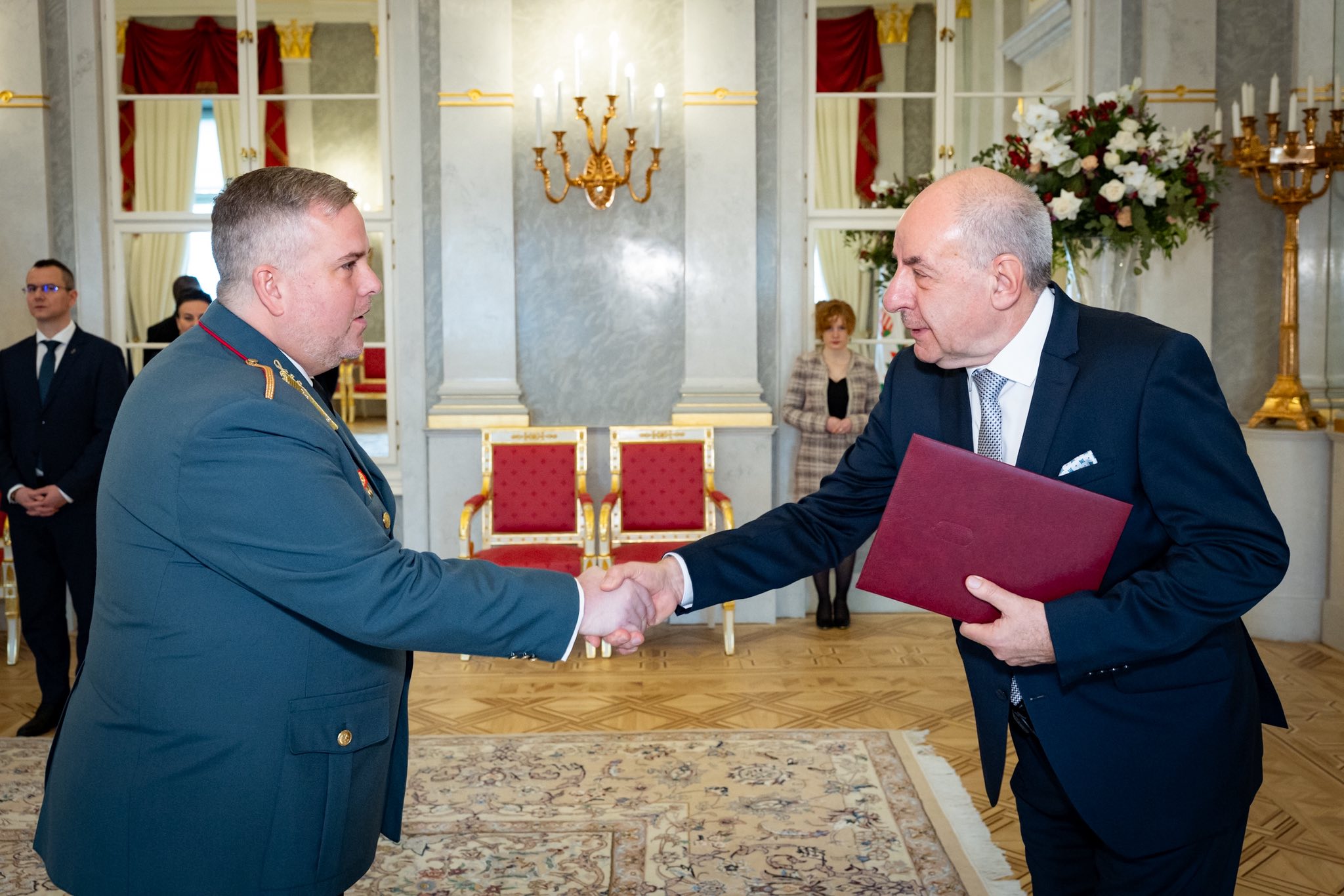 Tábornoki előléptetések a Sándor-palotában NAV 2026.01.22.