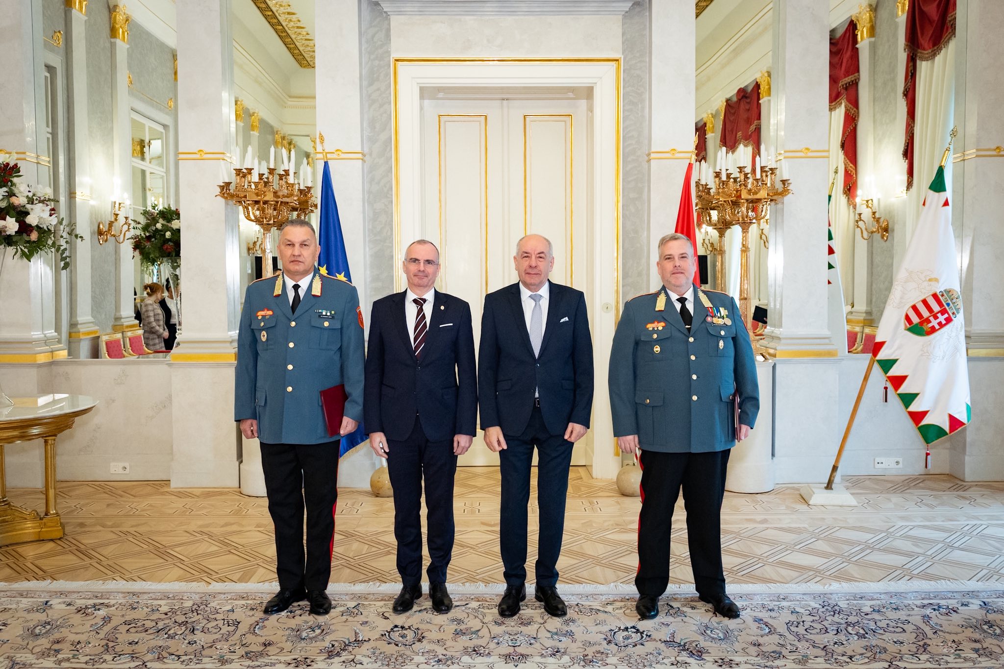 Tábornoki előléptetések a Sándor-palotában NAV 2026.01.22.