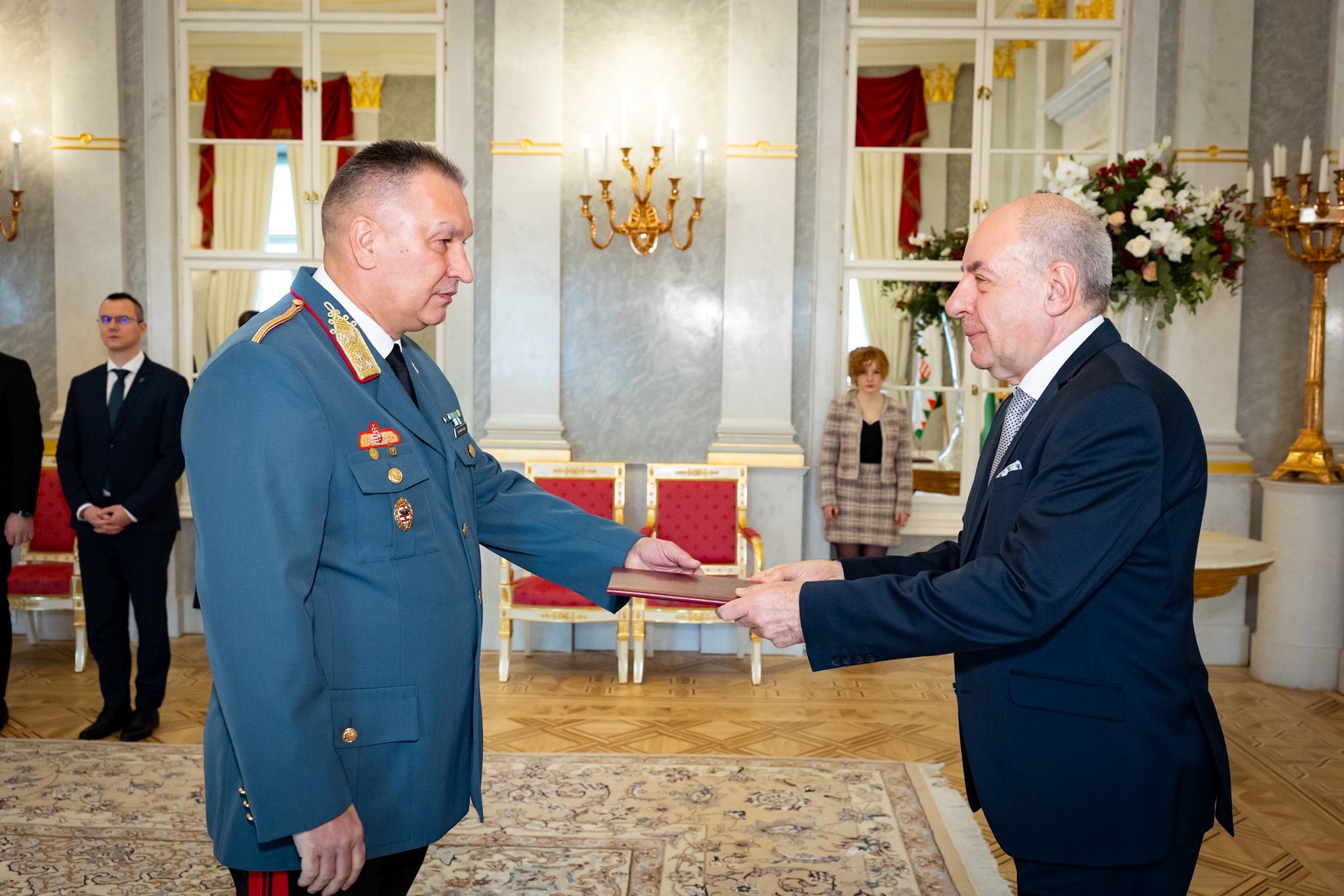 Tábornoki előléptetések a Sándor-palotában NAV 2026.01.22.