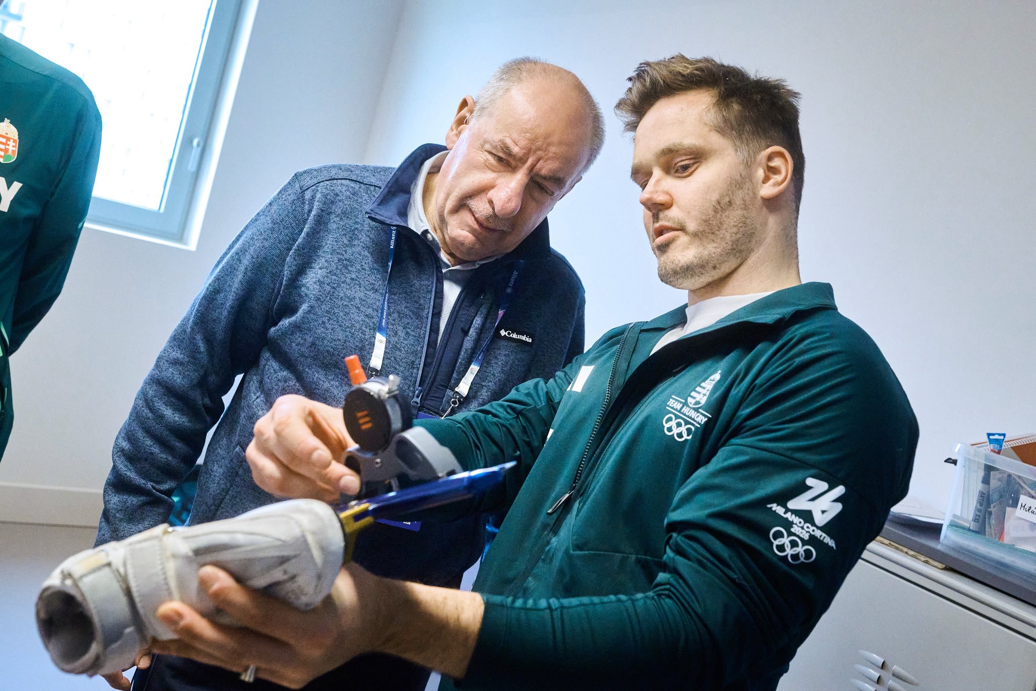 Dr. Sulyok Tamás a XXV. Téli Olimpiai Játékokon