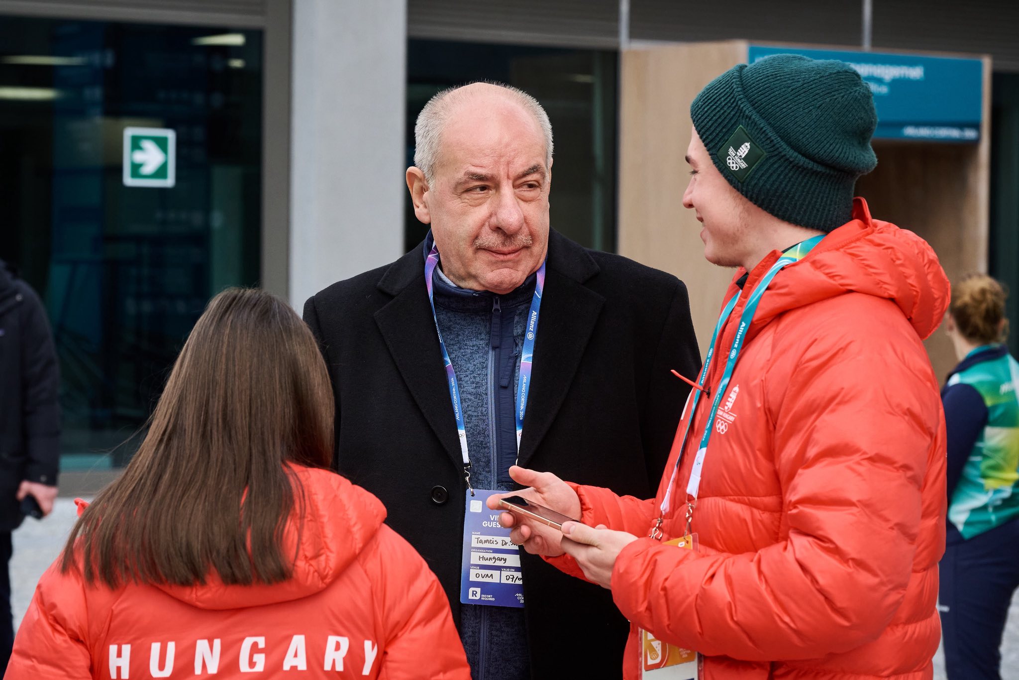 Dr. Sulyok Tamás a XXV. Téli Olimpiai Játékokon