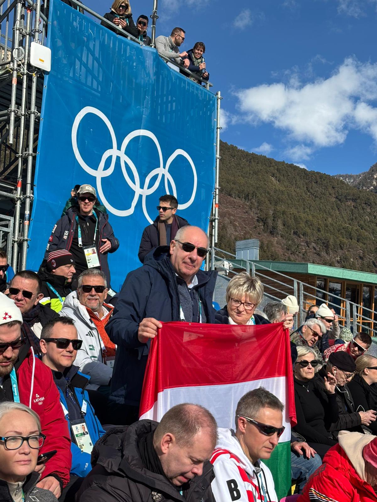 Dr. Sulyok Tamás a XXV. Téli Olimpiai Játékokon