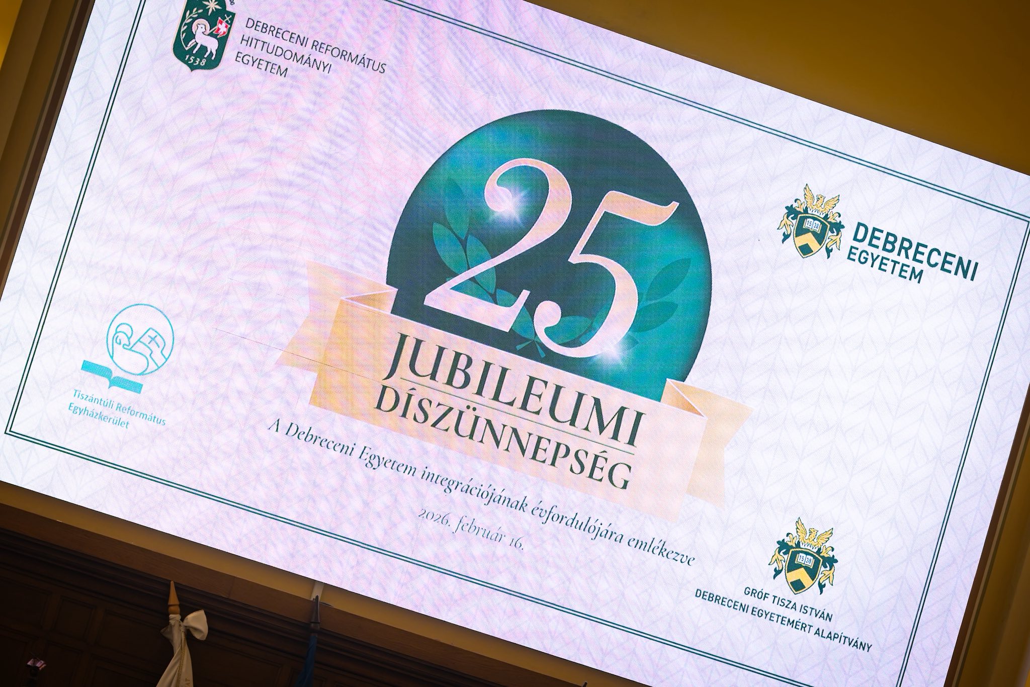 Debreceni Egyetem 25. jubileuma 