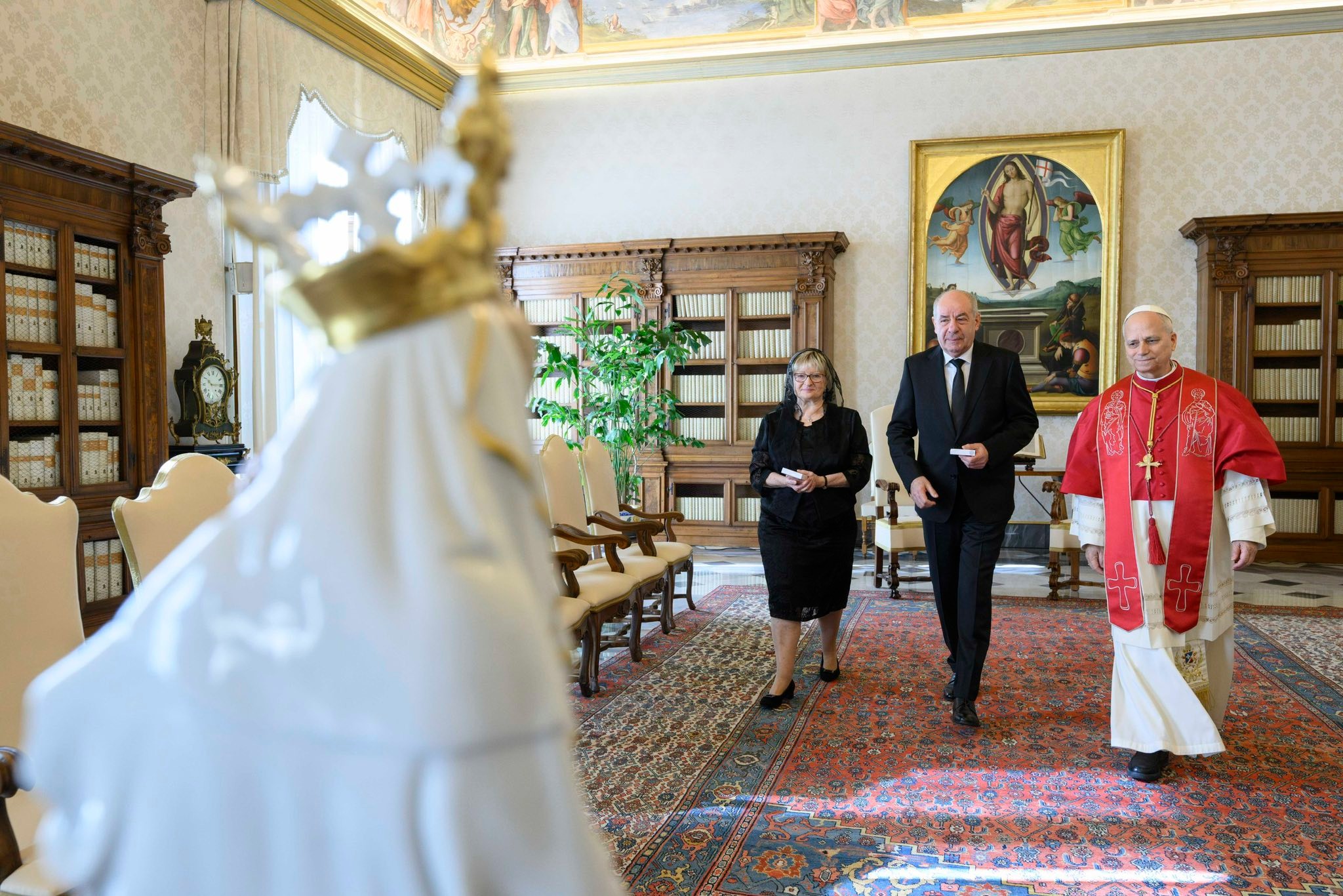 Pápai audiencia XIV. Leo Vatikán 2026.02.21.