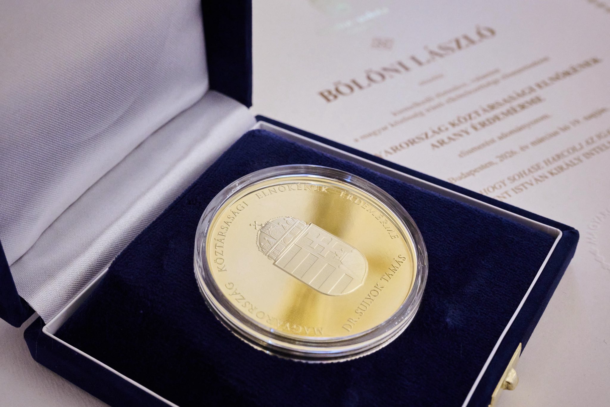 Bölöni elnöki érdemérem átadója 2026.03.19.