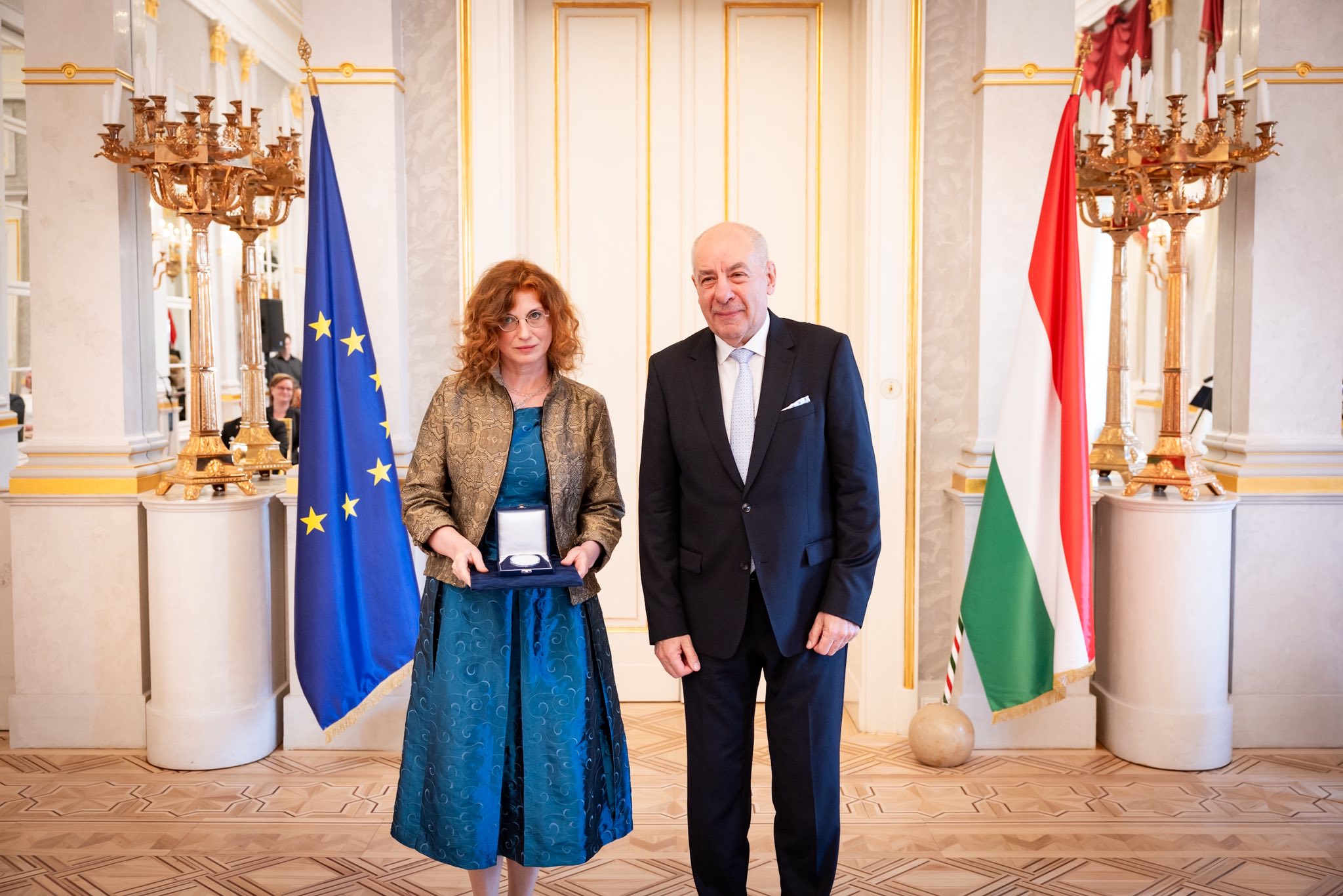 Köztársasági elnöki érdemérmek átadása a Sándor-palotában 2026.06.04.