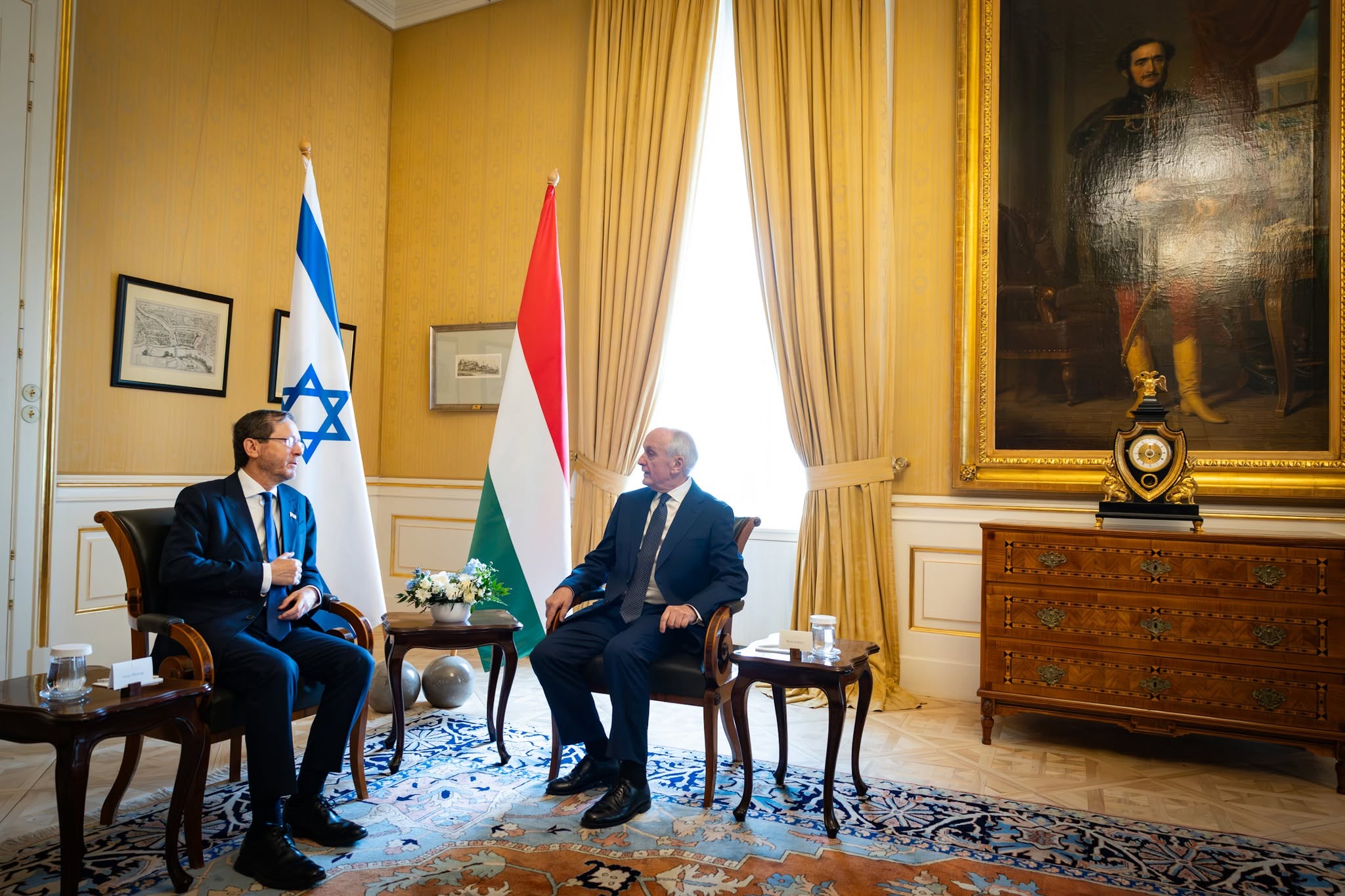 Magyar - izraeli elnöki találkozó a Sándor-palotában