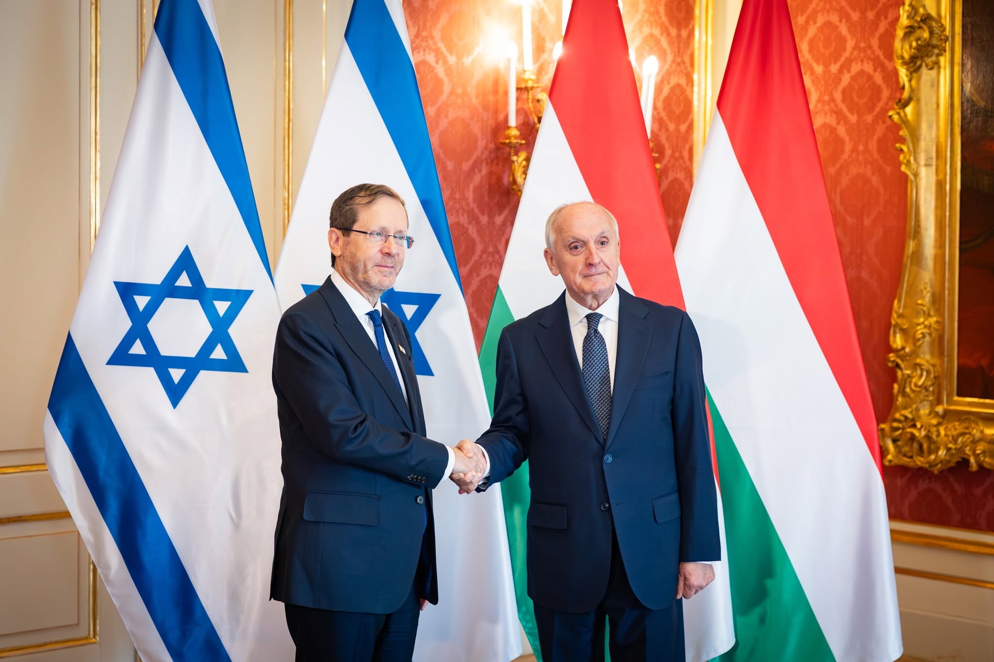 Magyar - izraeli elnöki találkozó a Sándor-palotában