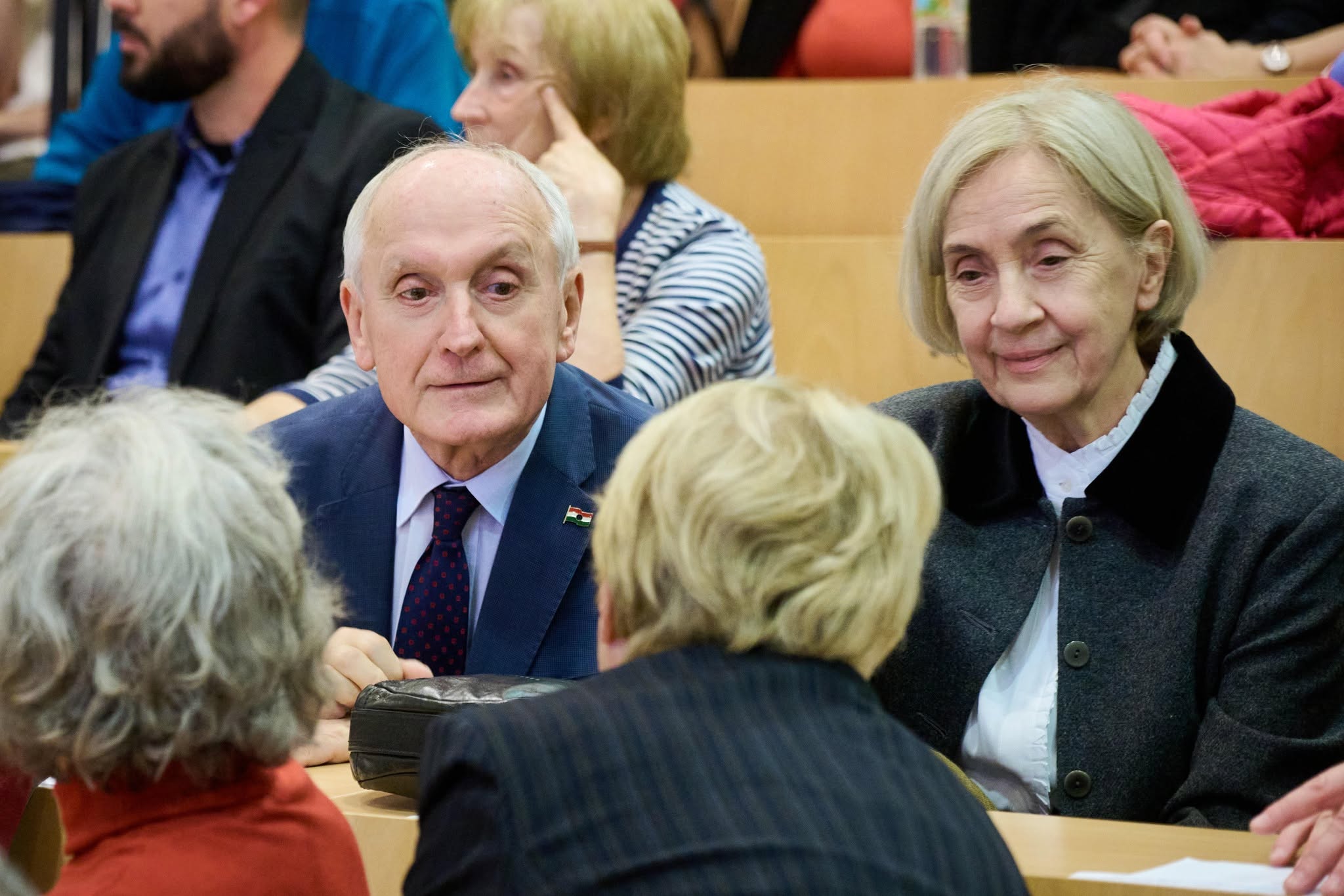 Baka András államfő részvétele a Deák Ferenc Akadémia 1956-ról szóló előadásán, Nyíregyházán