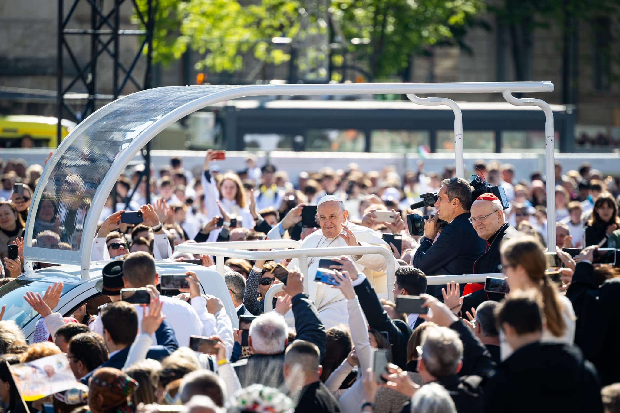 Ferenc pápa a Kossuth téri szentmisén 2023.04.30. 6