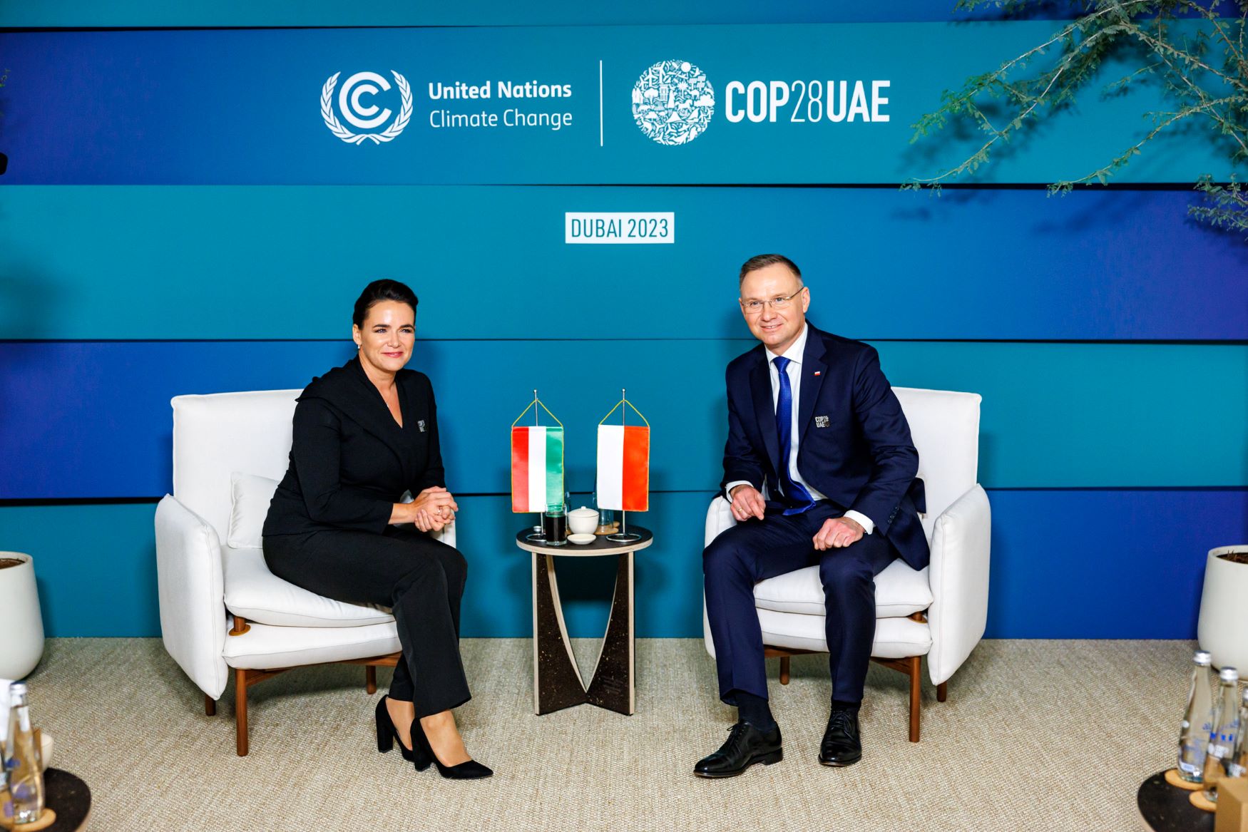 Novák Katalin a klíma-expón Dubajban 