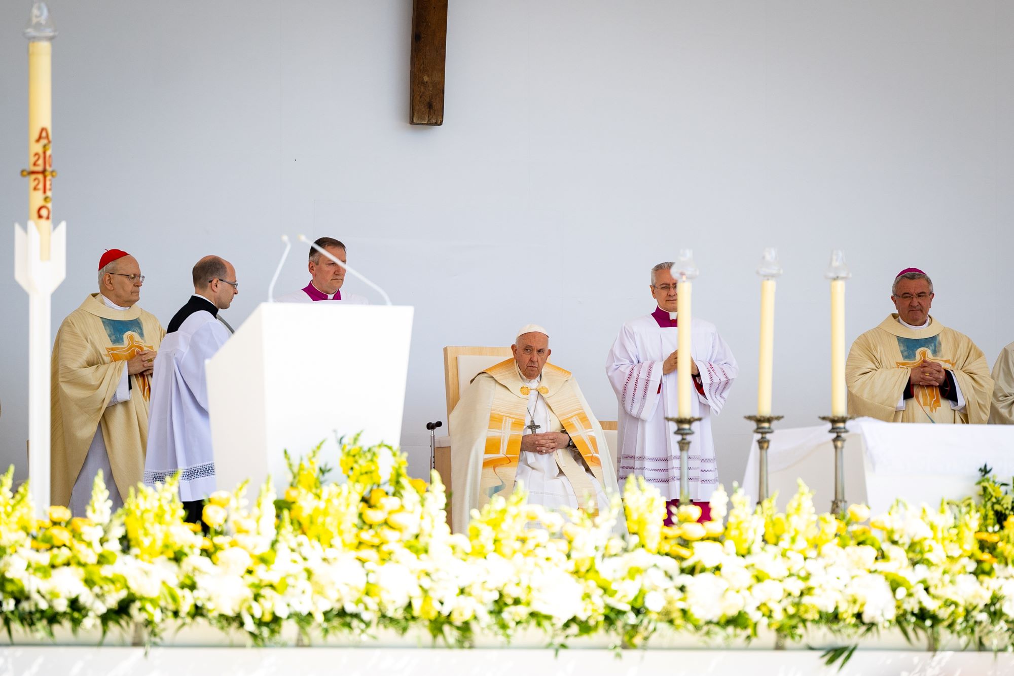 Ferenc pápa a Kossuth téri szentmisén 2023.04.30. 8