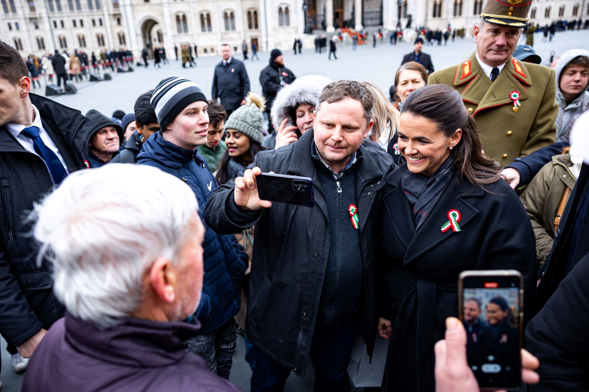 Ünnepélyes zászlófelvonás 2023.03.15. 13