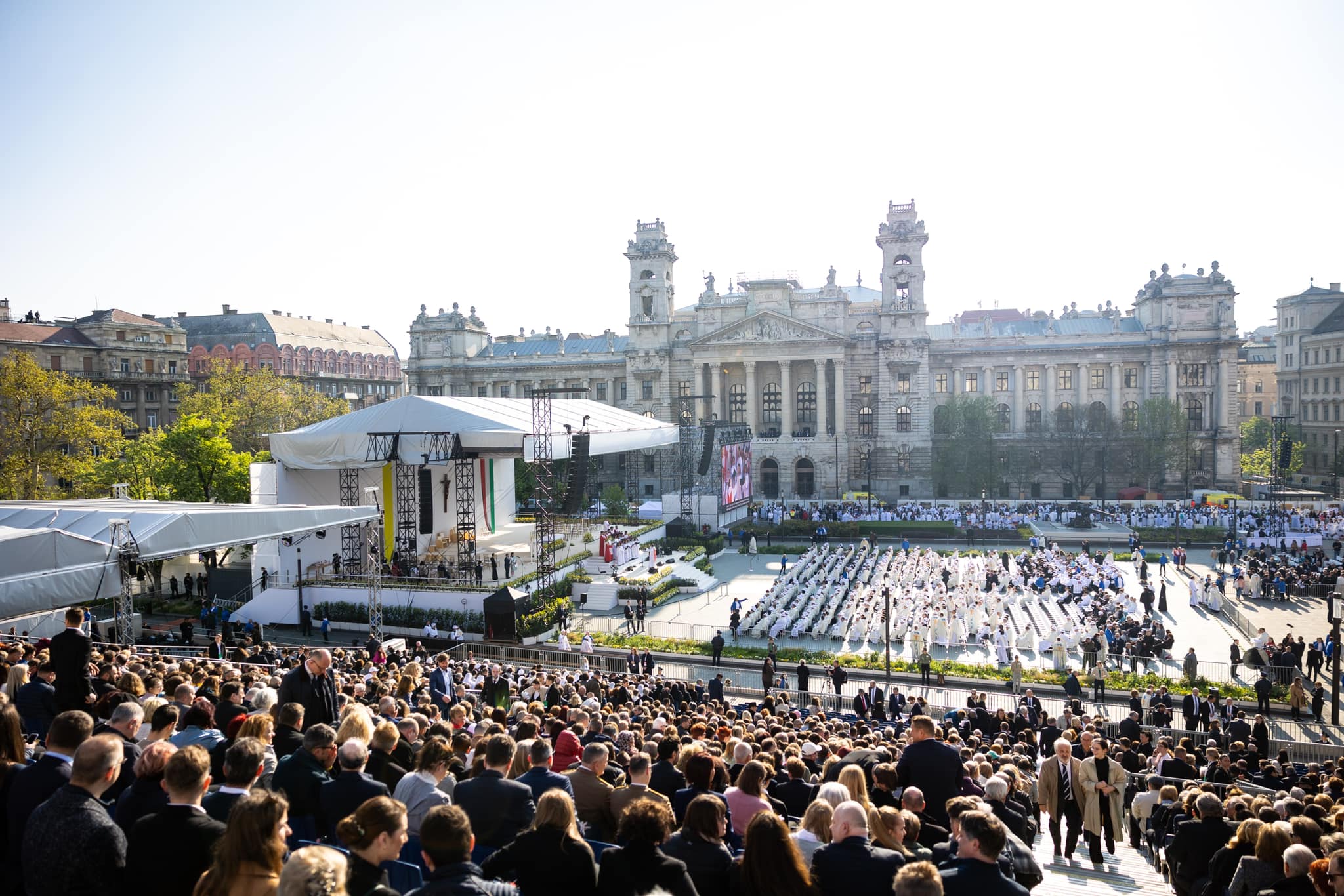 Ferenc pápa a Kossuth téri szentmisén 2023.04.30. 1