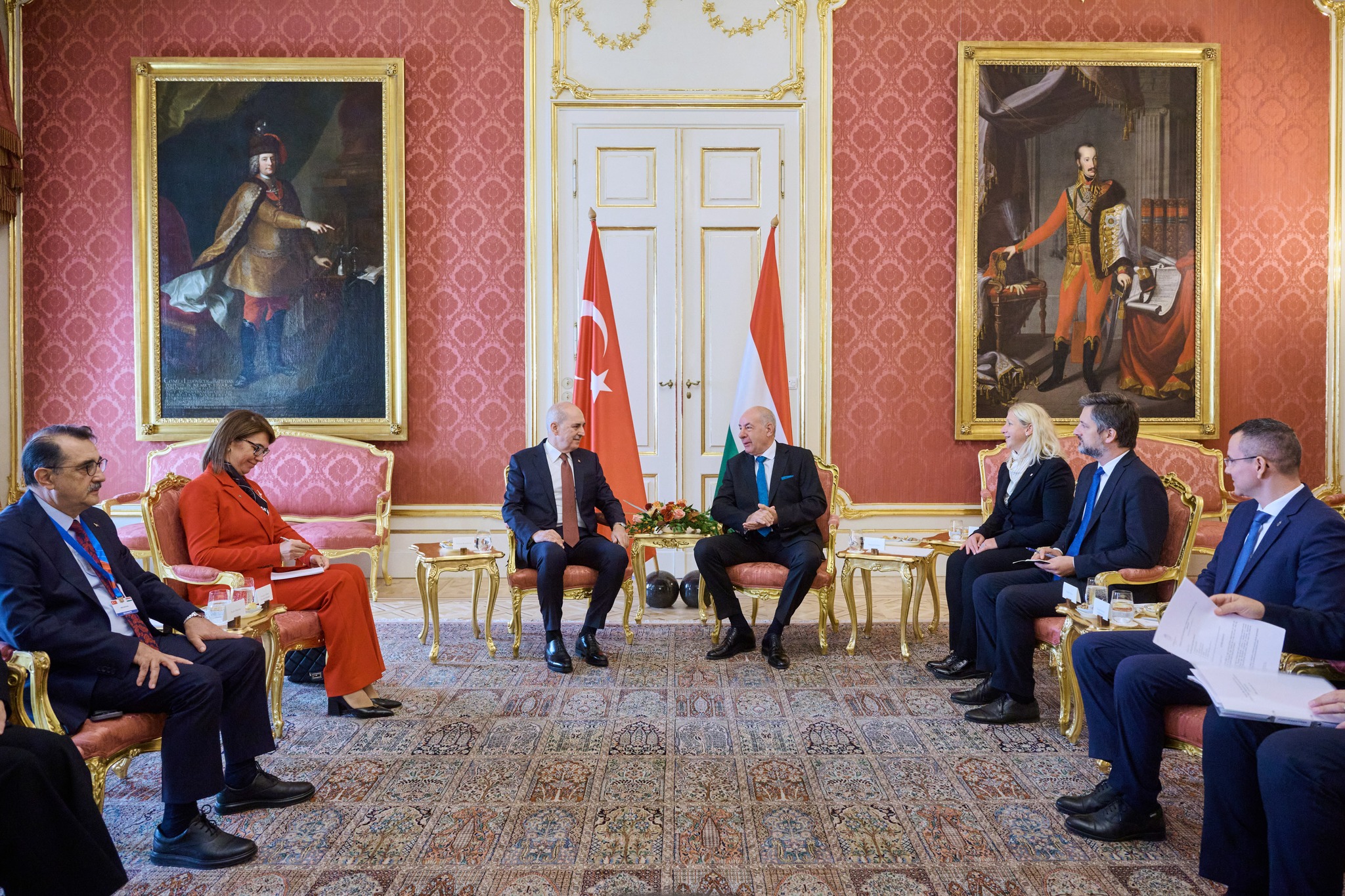 Török házelnök fogadása 2025.09.30.