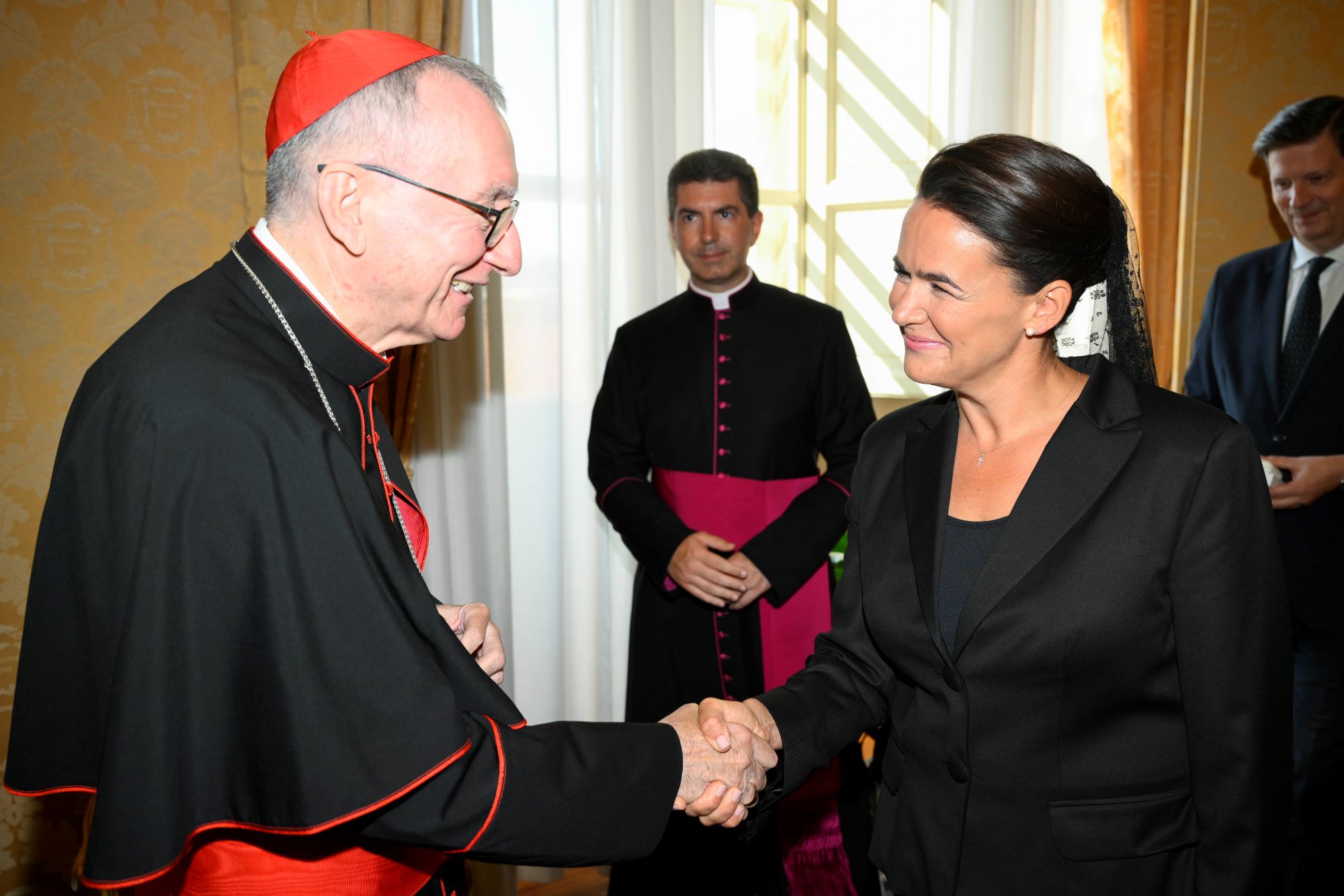 Novák Katalin pápai audiencián a Vatikánban