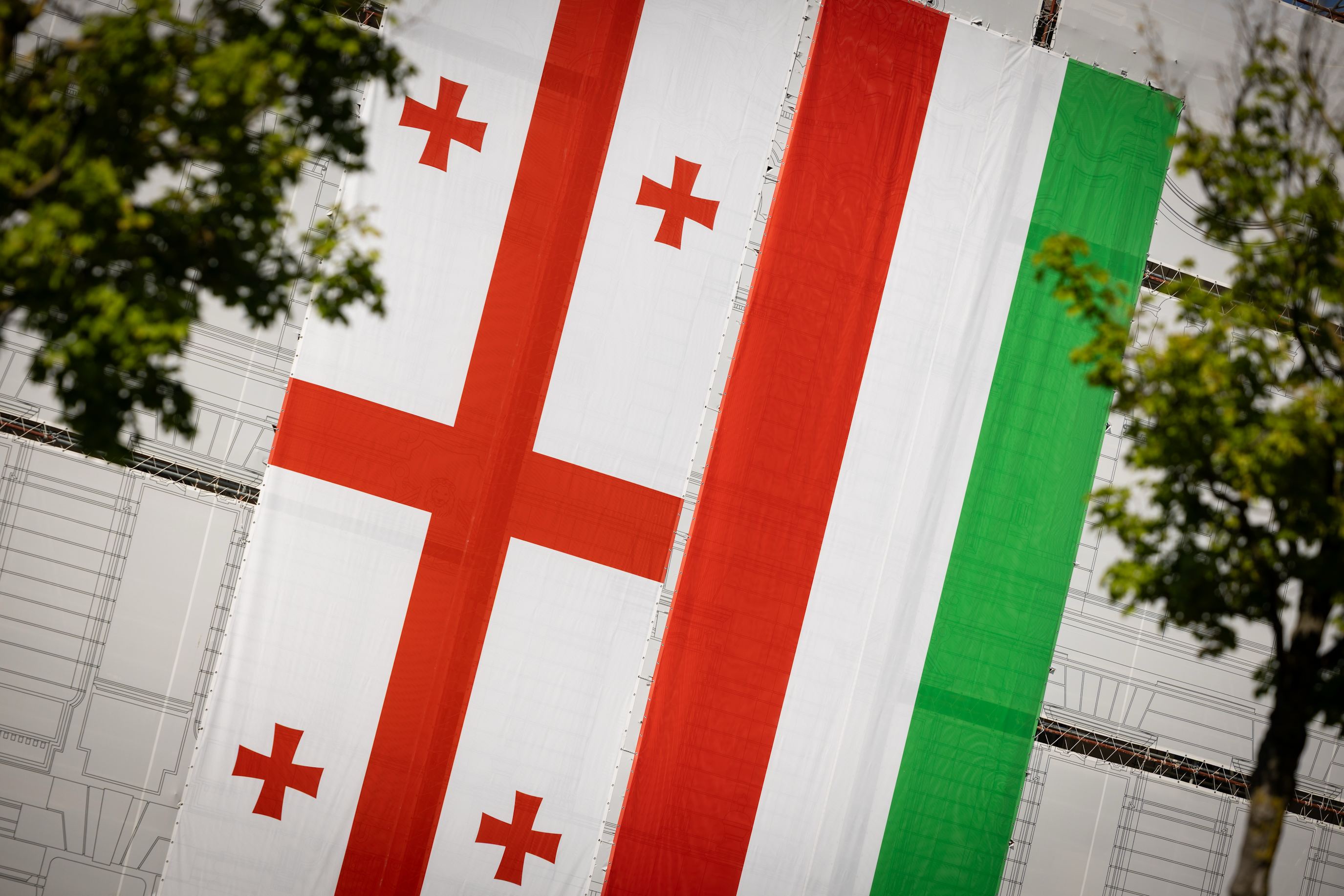 Georgia miniszterelnöke a Sándor-palotában