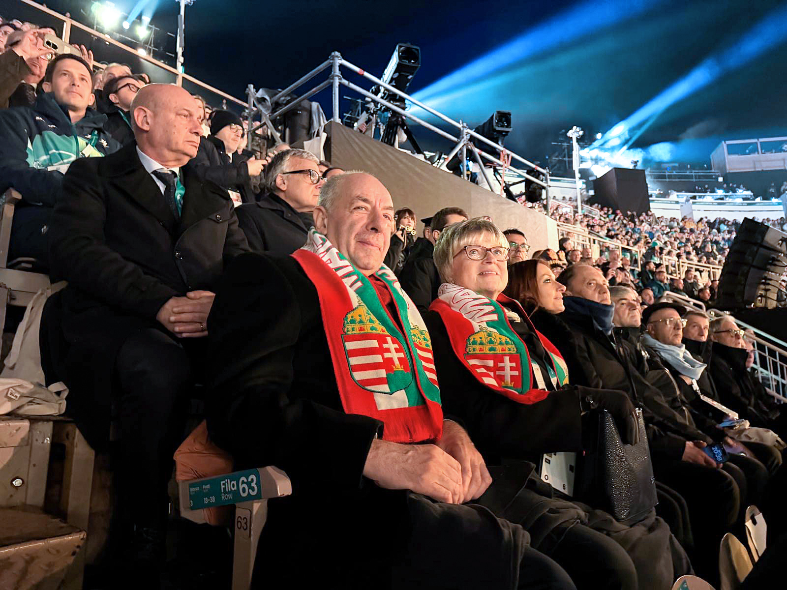 A XXV. Téli Olimpiai Játékok záróünnepségén