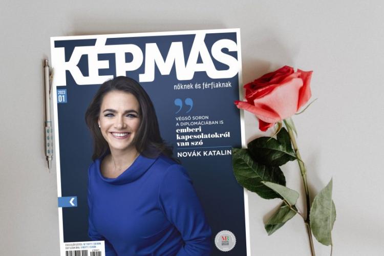 Novák Katalin a KÉPMÁS magazin címoldalán - 2023. január hónap
