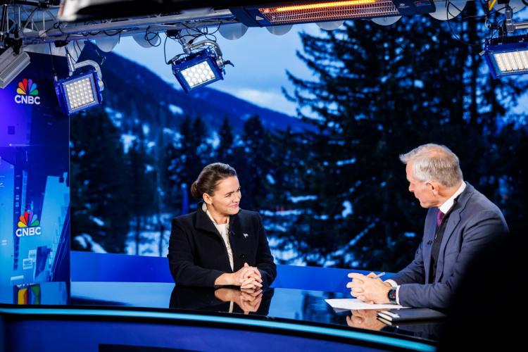 CNBC interjú Davos WEF 2024.01.17.
