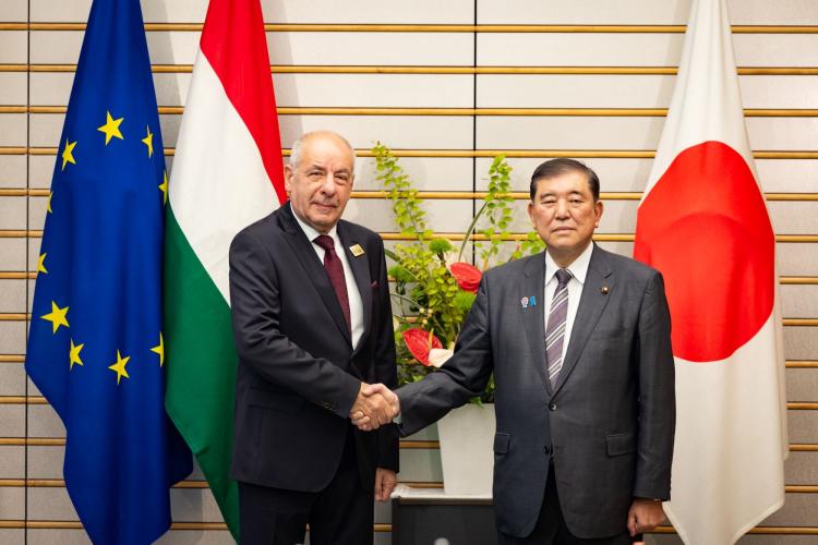 Egyeztetés Ishiba Shigeru japán miniszterelnökkel 2025.05.22.