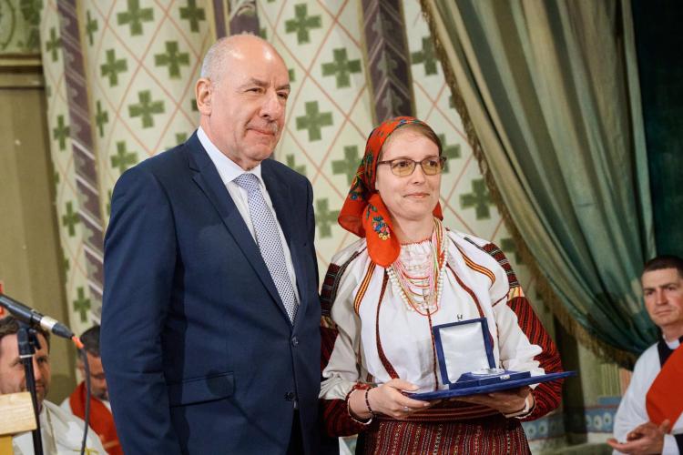 Köztársasági elnöki érdemérem átadása Mátyás Mónika Liliána számára