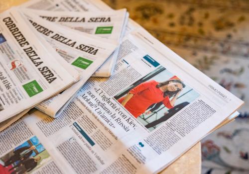 Novák Katalin interjúja a Corriere della Serra c. olasz napilapban