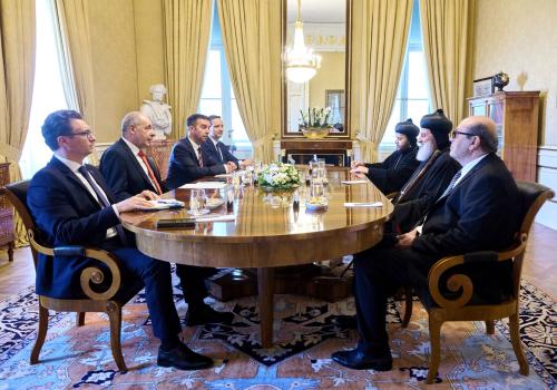 Találkozó II. Efrém Ignác antióchiai szír ortodox pátriárkával