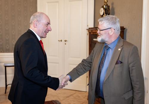 Az MMA elnöke a Sándor-palotában