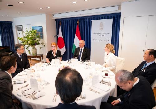 Japán vállalatvezetői tárgyalása Tokió 2025.05.21.