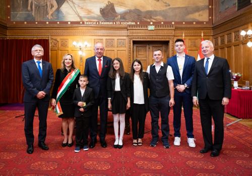 15 éves jubileumi rendezvény a magyar állampolgárság és a magyar nemzet egyesítése szolgálatában