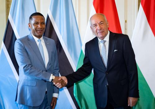 Botswana elnöke Budapesten