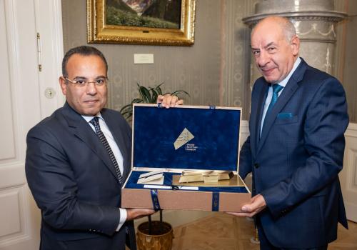 Egyiptomi nagykövet - Gízai Múzeumi makett