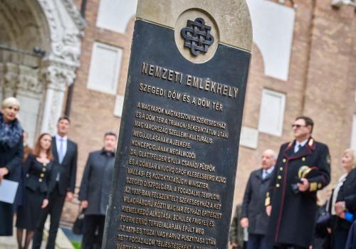 Nemzeti Emlékhely avatás Szegeden 2025.11.13.